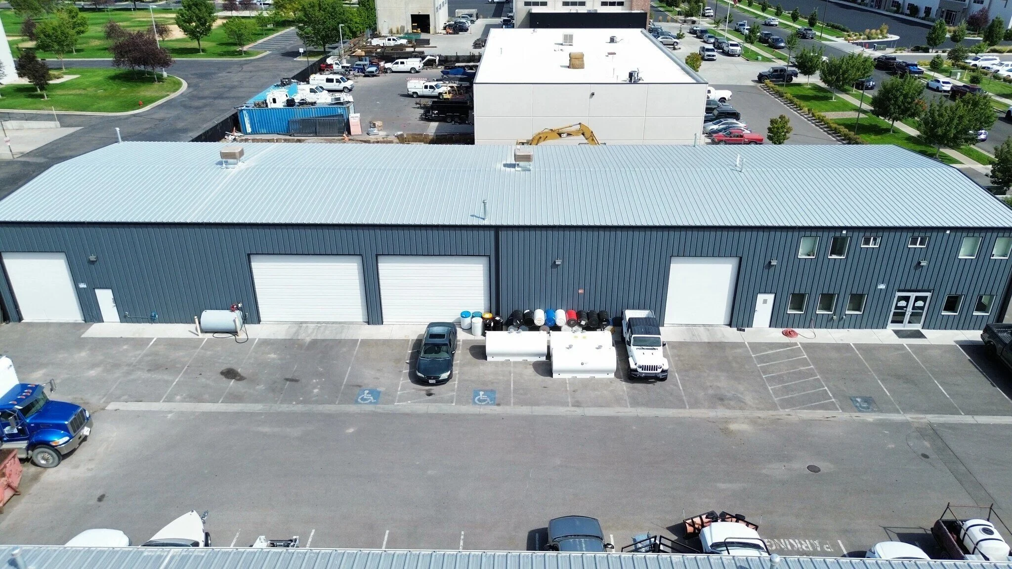 Commercial warehouse roof